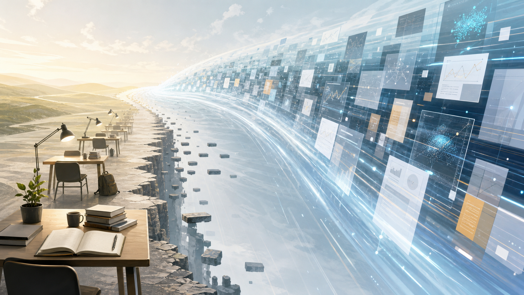 Moving AI frontier gap